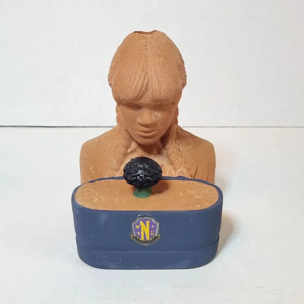 Wednesday Addams Chia Pet Grow Now for Halloween New in Box with Seeds
